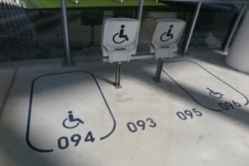 wheelchair user spaces