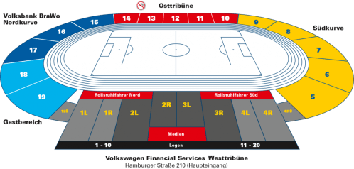 Eintracht Stadion Map