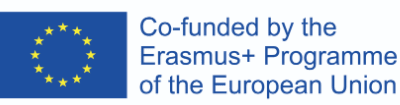 EU flag along withtext: Co-funded by the Erasmus+ programme of the EU