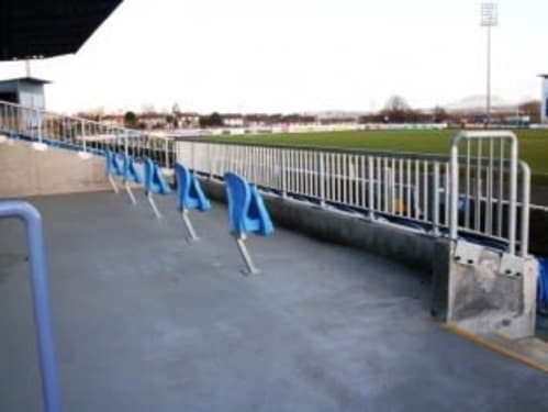 Accessible seating area for away fans