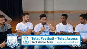 Apollon Limassol leads CAFE Week of Action celebrations in Cyprus
