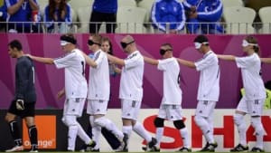 Blind players shine ahead of quarter-final