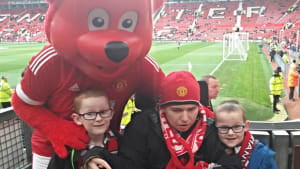 United again: one family's special day at Old Trafford